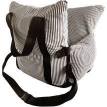 Seggiolino portatile per cani, seggiolino imbottito per cani, seggiolino rimovibile per cani di piccola e media taglia,52x52cm - brown - Vercart