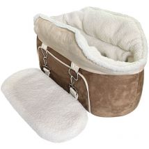 Siège de Voiture pour Chien Portable, Siège de Chien Rembourré Épais, Siège Amovible pour Animaux de Compagnie pour Chiens de Petite et Moyenne