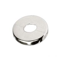 Verchromte Rosette für Rohrdurchmesser 14