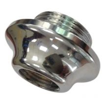 Sandri - Verchromter Adapternippel: M1 'F1/2