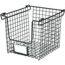 Idesign - Drahtkorb aus mattem Stahl 20 cm Classico