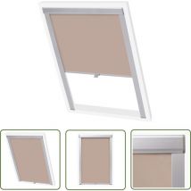 Asupermall - The Living Store Verdunkelungsrollo Beige 104 - Dachfensterrollo - Velux Rollo - Verdunklungsrollo - Rollos Für Dachfenster - Wohnzimmer