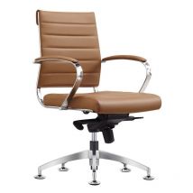Konferenzstuhl Cádiz - 100 % Leder - Cognac