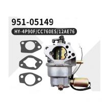 Vergaser für mtd 951-05149 HY-4P90F CC760ES 12AE76JU, Vergaserdichtung passend für mtd 951-05149