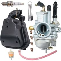 Vergaser Für Polaris Predator 50/90 (2003–2007), Scrambler 50/90 (2001–2003), Sportsman 90 (manueller Choke, 90 Und 100 Cm³) Mit Luftfilter