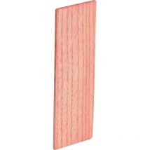 Verglasungsklötze Holz Esche lackiert Holzklotz 80x30x2 mm 100 Stück Glaserklötze rot