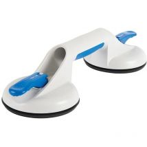 Saugheber Tragfähigkeit 50 kg Kopf-Ø 120 mm 2 Köpfe Kunststoff