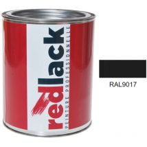 Verkehrsschwarzlack ral 9017 Mehrflächenlack glänzend 1L Redlack