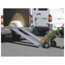 Verladeschiene Aluminium L1500xFB155 mm mit Rand Tragkraft 600 kg/Paar