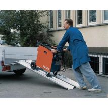 Verladeschiene Aluminium L3000xFB155 mm mit Rand Tragkraft 350 kg/Paar