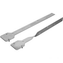 Rainway - Verlängerung für Rinnenhalter - verzinkter Stahl, gerade und gedreht : Gedreht