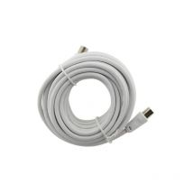 TV-Verlängerung 2 Meter männlich/männlich mit weiblichem/weiblichem Adapter, Durchmesser 9.52mm.