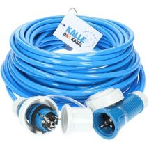 Kalle Verlängerungskabel Schuko 2,5mm² Extreme Blau Aquasafe IP68 25 Meter