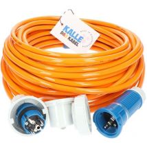 Kalle Verlängerungskabel Schuko 2,5mm² Extreme Signal Orange Aquasafe IP68 50 Meter