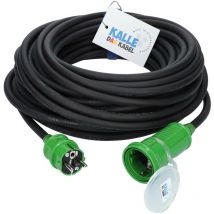 Kalle Verlängerungskabel Schuko Colour 1,5mm² grün IP44 15 Meter
