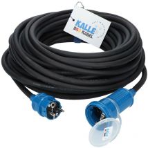 Kalle Das Kabel - Kalle Verlängerungskabel Schuko Colour 2,5mm² blau IP44 25 Meter