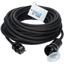 Kalle Verlängerungskabel Schuko Colour 2,5mm² schwarz IP44 40 Meter