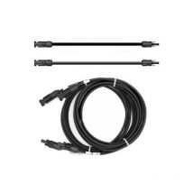 Solartronics - Verlängerungskabel 6mm² Solarkabel schwarz mit Solarstecker beidseitig für Solarmodule pv gak 9m - 6mm²