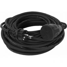 Verlängerungskabel 3x1,5 mm IP44 Schwarz 3/5/10/20 Meter Geeignet für Innen- und Außenbereich