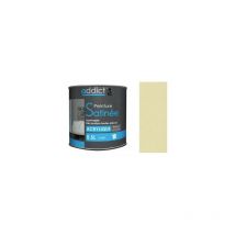 Pittura acrilica multisubstrato per interni, Avorio satinato, 0,5 litri.