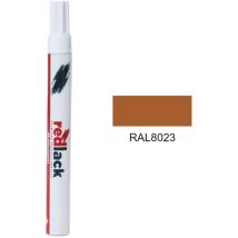 Vernice Feltro Per Ritocchi Marrone Arancio Ral 8023 Redlack Lucido Multisupporto