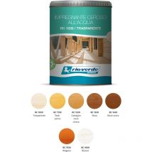 Vernice impregnante effetto cera ceroso all'acqua rioverde legno interno esterno formato confezione: 0,750 lt colore impregnante: rc 1330 noce medio