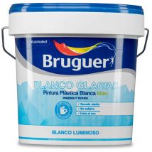 Vernice plastica per interni bianco ghiacciaio opaco 4l 5208049 Bruguer