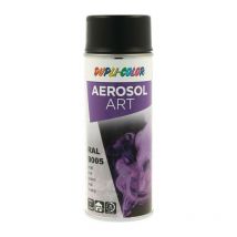 Motip - Vernice spray colorata aerosol Art nero profondo opaco ral 9005 Bomboletta spray da 400 ml (Per 6)