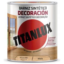 Titanlux - Decorazione del tappetino sintetico incolore 4L M12100004 - Vernice alchide - Mat - Trasparente - Peso 52,3 mm