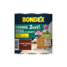Vernis chêne foncé satin 250 ml - Bondex