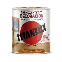Vernis Synthetique Decoration Acajou Brillant 250ml Titanlux M10100414 - TITANLUX