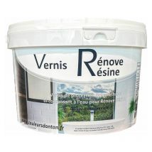 Couleur D'antan - Vernis protection finition Renove Resine (0,5L ou 2,5L) - Finition brillante, satinée ou mate - Idéal carrelage, évier, mélaminé,