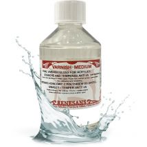 Vernis final résine pour acrylique, gouache et tempera Renesans GLOSS 500ml