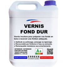 Fond Dur Bois - 5 l - Codeve Bois - Pour Durcir Les Pores De Vos Bois Avant De Recevoir Une Finition Adéquate.