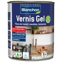 Blanchon - Vernis Gel Biosoucé 5 couleurs 2 finitions 4 Conditionnement - Chêne doré 1 l