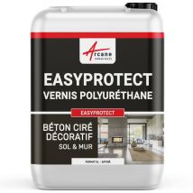 Arcane Industries - Vernis béton décoratif sol mur polyuréthane pu easyprotect - 50 m² - Satinée