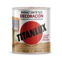 Vernis Synthetique Incolore Decoration Brillante 250ml Titan lux M10100014