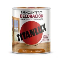 Titanlux - barniz sintético decoración brillante caoba 750ml M10100434