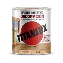 Titanlux - Vernis synthétique incolore tintalux Décoration 750 ml - talla Mat incolore