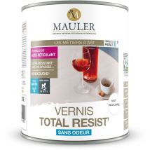 1919 By Mauler - mauler - Vernis Total Resist bois & surface peinte 2,5L - Mat incolore - Produit Anti-Rayure, Anti-Tache, pv Contact Alimentaire