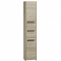 Hucoco - verona - Colonne de salle de bain 30x30x170 - Meuble de rangement salle de bain - Armoire Toilette