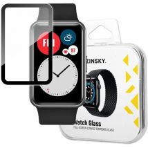 Cofi 1453 - Verre de protection hybride pour Huawei Watch Fit noir