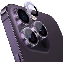 Verre de protection trempé pour la caméra pour iPhone 14 Pro / 14 Pro Max + kit de montage
