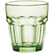 Verre d'eau vert Rock Bar – Pack de 6 – 27 cl – Litrage, Finition métal