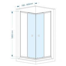 Aqualine - Verre HLF808 à une partie mobile