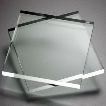 Verre méthacrylate transparent de 3 mm ou verre acrylique - différentes tailles et formats DIN A6 / A5 / A4 / A3 / A2 / A1 / A0 - 50cm x 40cm