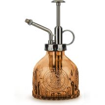 Verre Plantes Vaporisateur D'arrosage, 200ml Rétro avec Pompe Supérieure Arrosoir, Pulvérisateur Brumisateur pour Jardinage Plantes