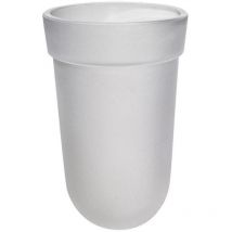 Emco - partie en verre verre opale 121500090, pour wc garniture de toilette