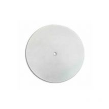 Verre rond bombé mat avec trou central 20 cm lb 529521