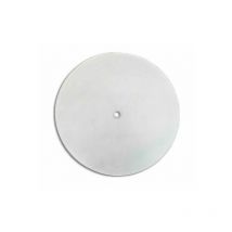 Verre rond bombé mat avec trou central 30 cm lb 529523